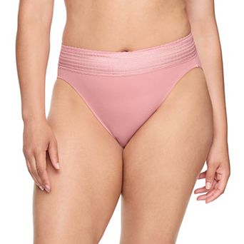 Warners No Pinching, No Problems® Dig-Free Comfort Waist with Lace Microfiber Hi-Cut 5109J