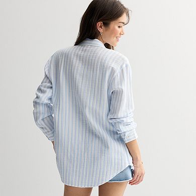 Juniors' SO® Long Sleeve Shirt