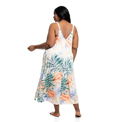 Plus Size Lilac+London Print Nightgown
