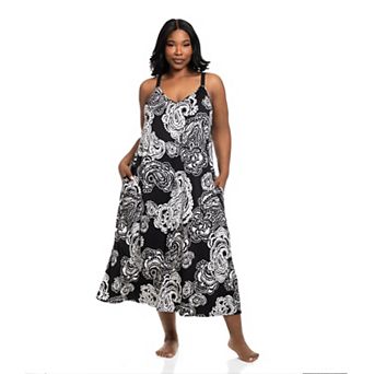 Plus Size Lilac+London Print Nightgown