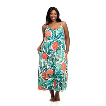 Plus Size Lilac+London Print Nightgown