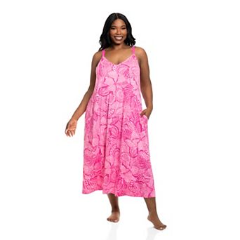 Plus Size Lilac+London Print Nightgown