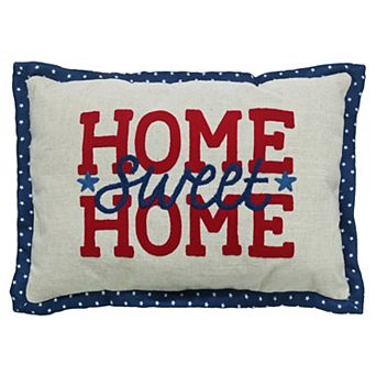 Americana Home Sweet Home Decorative Pillow