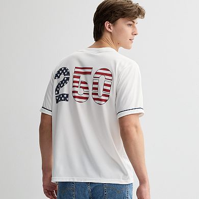 Men's Hollywood USA Graphic Baseball Tee