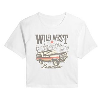 Juniors' Ford Bronco Wild West Countryside Graphic Tee