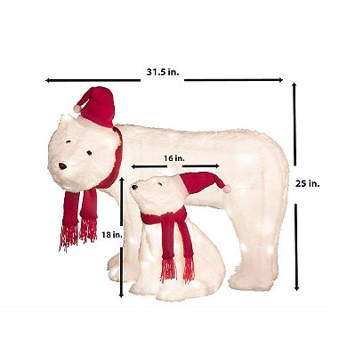 Polar Bear Set of 2