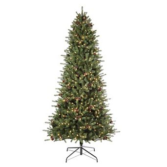 9 Ft Tall Montana Fir Artificial Christmas Tree with 850 Soft White T5 LED Lights