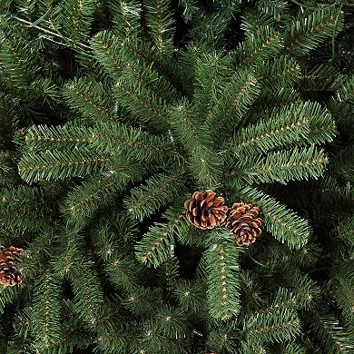 9 Ft Tall Montana Fir Artificial Christmas Tree with 850 Soft White T5 LED Lights