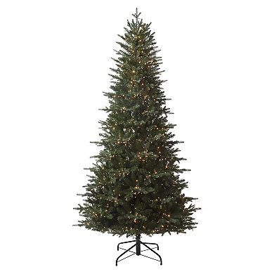 7.5 Ft Tall Queensbury PE Fir Christmas Tree with 2200 with 8 Function LED Lights