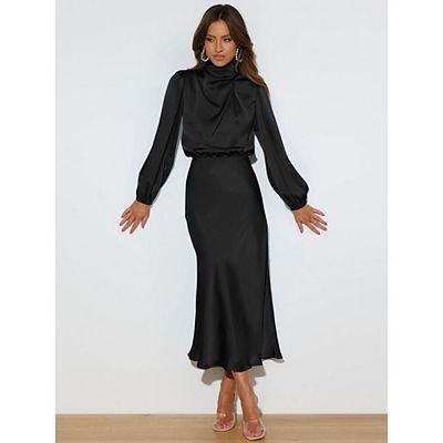 cocktail dress for summer evening wedding PRETTYGARDEN Women's Summer Wedding Guest Dress Sleeveless Ruffle Form