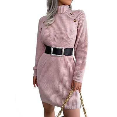fall fitted dress Fall Linen Fitted Dress with 3/4 sleeves – Old Linen Mill main image 1