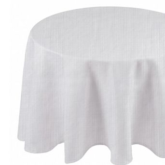 Elrene Home Fashions Vinyl Table Pad Protector with Cushioned Flannel Backing, 70" Round