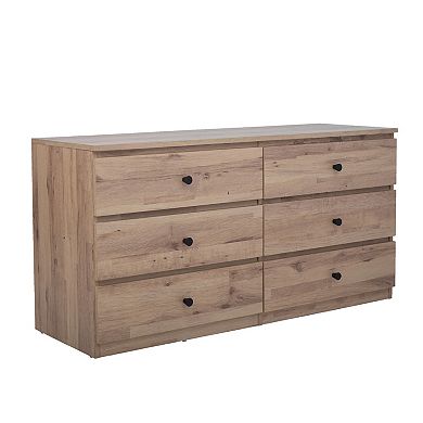 6-Drawer 47 in. Wide Chest of Drawers