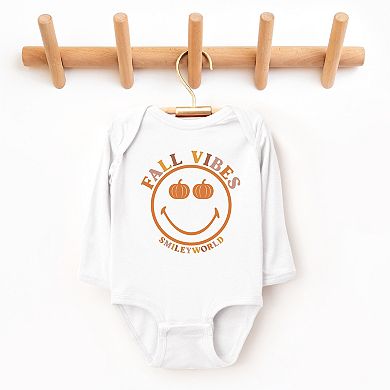 SmileyWorld Fall Vibes - Baby Long Sleeve Bodysuit