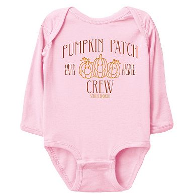 SmileyWorld Pumpkin Patch Crew - Baby Long Sleeve Bodysuit
