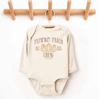 SmileyWorld Pumpkin Patch Crew - Baby Long Sleeve Bodysuit