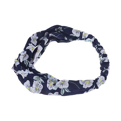 Fashion Phalaenopsis Pattern Elastic Hairband for Women 1 Pc