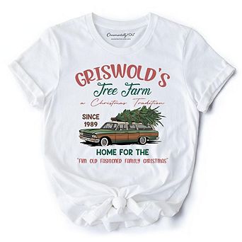 Griswold’s Tree Farm T-Shirt, Retro Family Christmas Vacation Tee