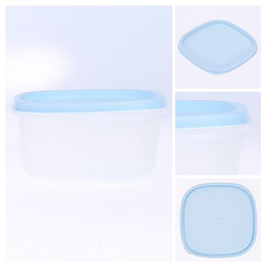 3 Pack Food Storage Containers with Lids, Plastic Meal Prep Food Containers, Leakproof Lunch Box