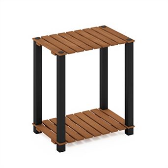 Furinno 17.7" x 11.8" x 19.7" 2 tier Patio Display Shelf Plant Stand