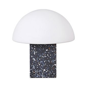 Gavin 10" Modern Speckled Concrete LED Desk Lamp