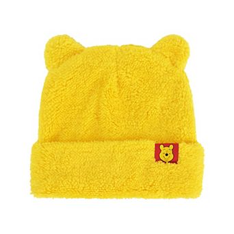 Women's Disney Winnie the Pooh Sherpa 3D Ears Beanie