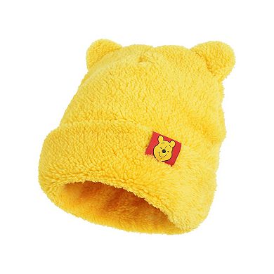 Women's Disney Winnie the Pooh Sherpa 3D Ears Beanie