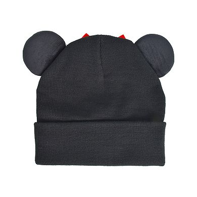 Women's Disney Minnie Mouse 3D Ears & Bow Beanie