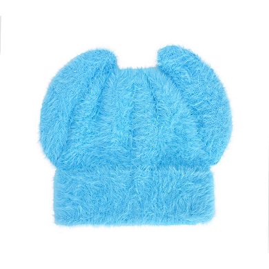 Women's Disney Lilo & Stitch Eyelash Knit 3D Ears Beanie