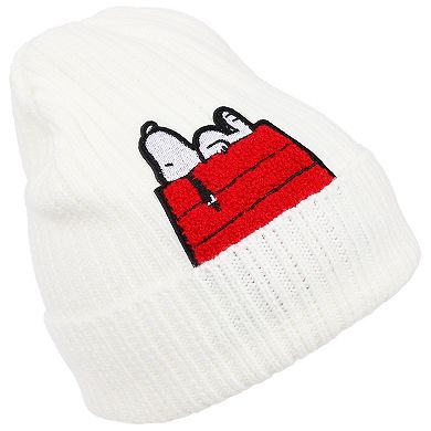 Women's Peanuts Snoopy 2-pc. Doghouse Scarf & Beanie Set