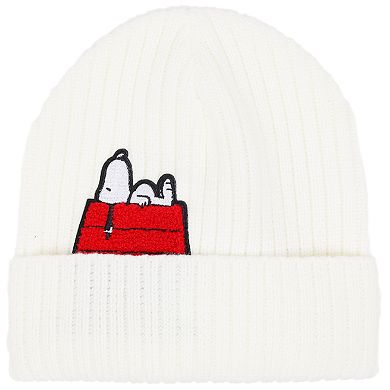 Women's Peanuts Snoopy 2-pc. Doghouse Scarf & Beanie Set