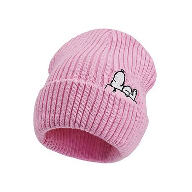 Women's Peanuts Snoopy Hearts Beanie