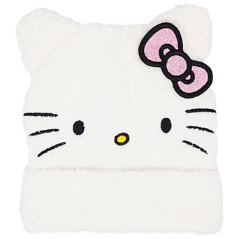 Women's Sanrio Hello Kitty Beanie with Glitter Bow