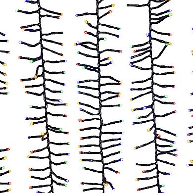 Kurt Adler 16-Foot 480-Light Dual Color LED Multifunction Cluster Garland