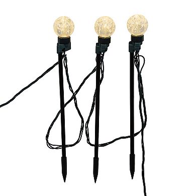 Kurt Adler 10-Light G40 Bubble Lawn Stake Light Set