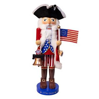 Kurt Adler 14-Inch 250th Anniversary Nutcracker Figurine Table Decor
