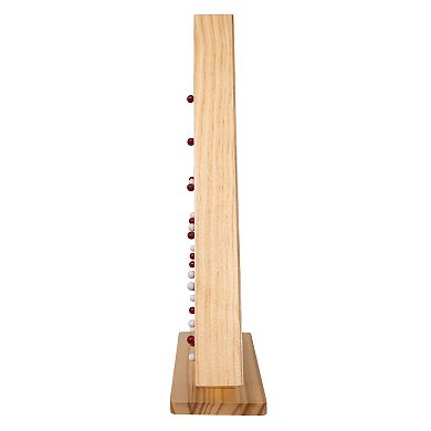 Kurt Adler 15-Inch Wooden Tree Advent Calendar Table Decor