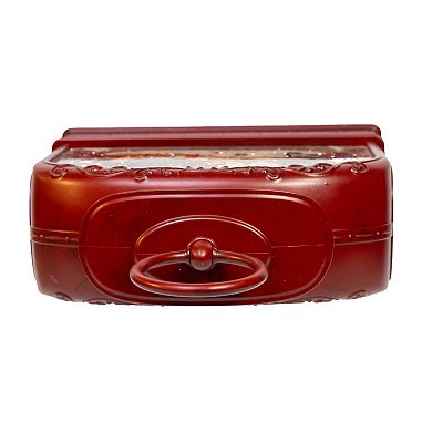 Kurt Adler 6.5-Inch Battery Operated USB LED Santa on Sleigh Lantern Table Decor