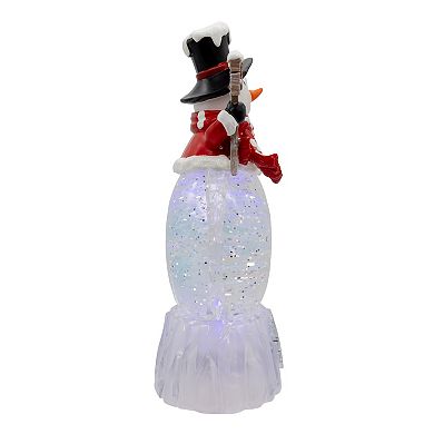 Kurt Adler 9.25-Inch Battery Operated USB Snowman Water Globe Table Decor