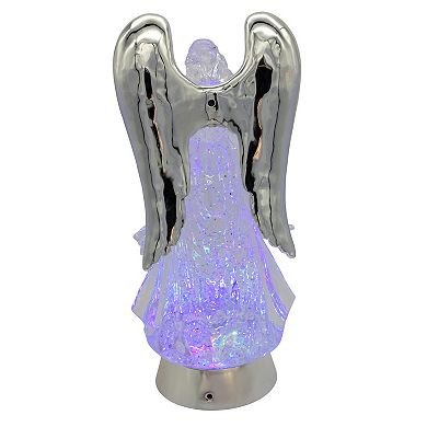 Kurt Adler Battery-Operated LED Angel Water Globe Table Decor