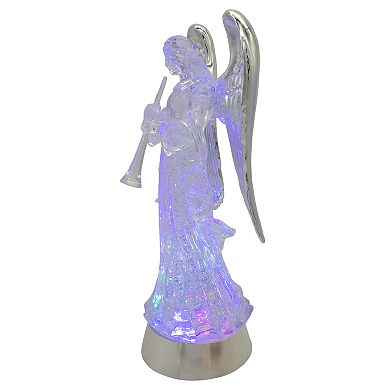 Kurt Adler Battery-Operated LED Angel Water Globe Table Decor