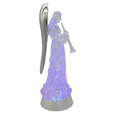 Kurt Adler Battery-Operated LED Angel Water Globe Table Decor