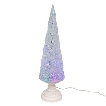 Kurt Adler Battery-Operated or USB-Powered LED Christmas Tree Lantern Table Decor