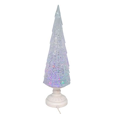 Kurt Adler Battery-Operated or USB-Powered LED Christmas Tree Lantern Table Decor