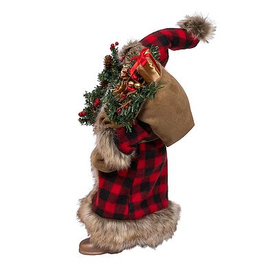 Kurt Adler 17-Inch Kringles Klaus Santa Figurine Table Decor