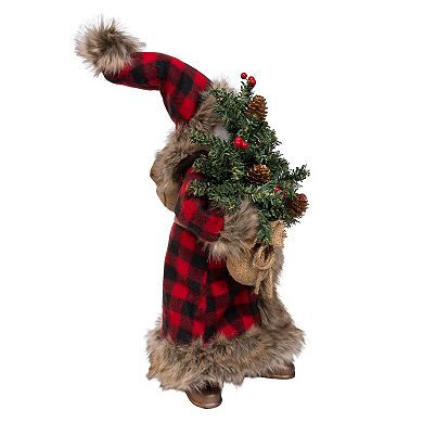 Kurt Adler 17-Inch Kringles Klaus Santa Figurine Table Decor