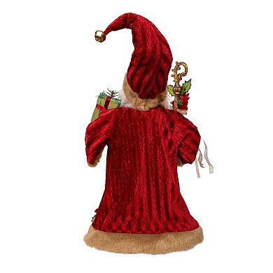 Kurt Adler 18-Inch Kringles Elegant Santa Figurine Table Decor