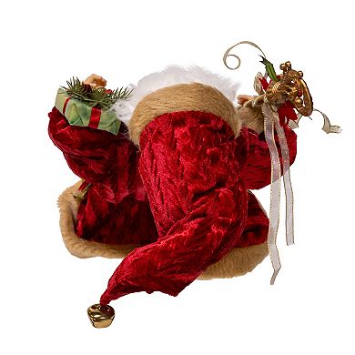 Kurt Adler 18-Inch Kringles Elegant Santa Figurine Table Decor