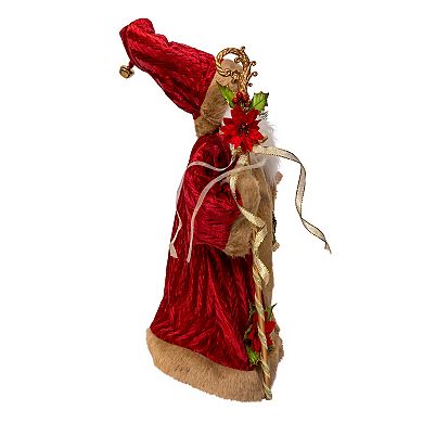 Kurt Adler 18-Inch Kringles Elegant Santa Figurine Table Decor