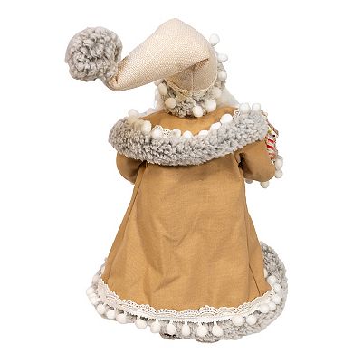 Kurt Adler Kringles Standing Gingerbread Santa Table Decor